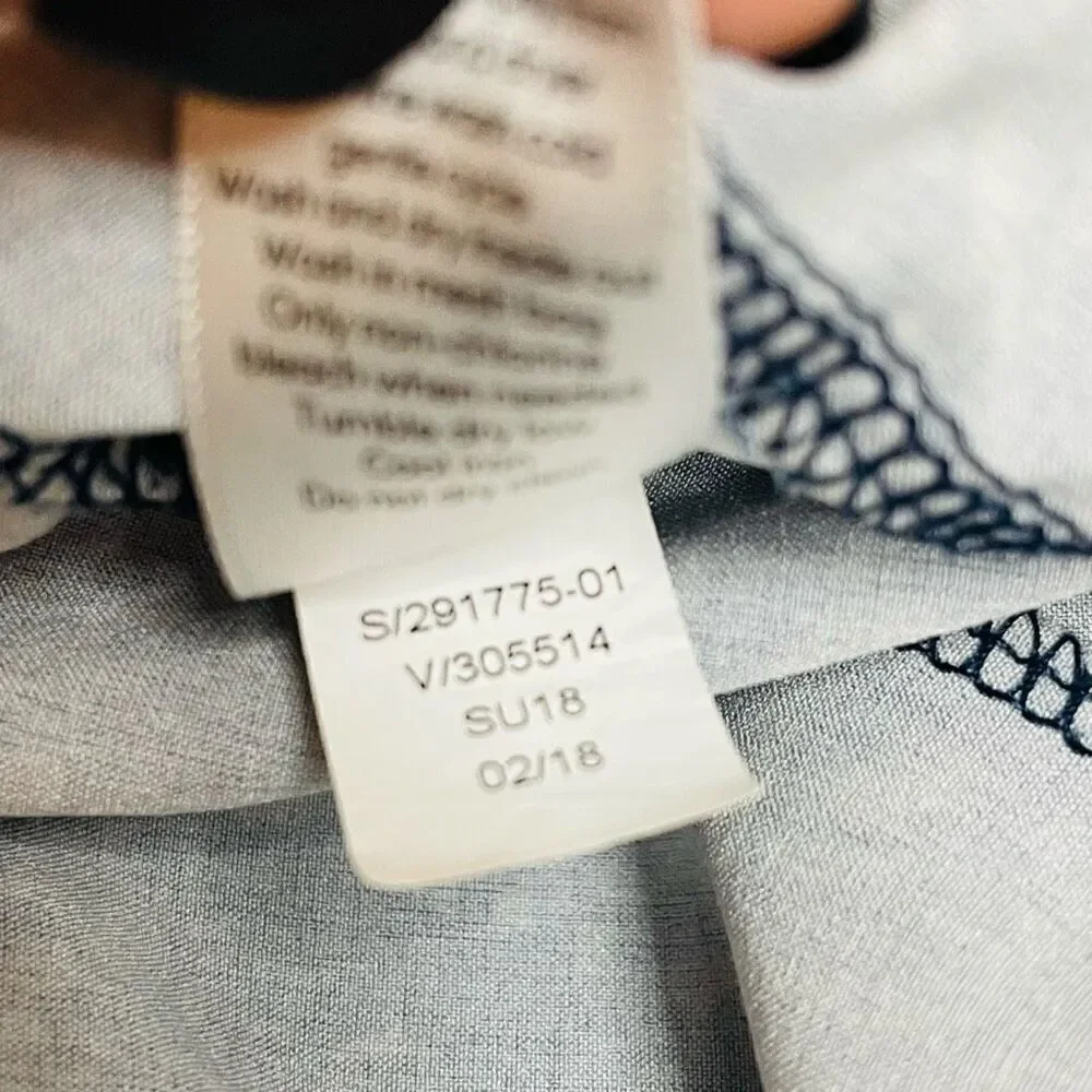 Athleta Printed Baha Short Woodblock Texture Navy Size 6